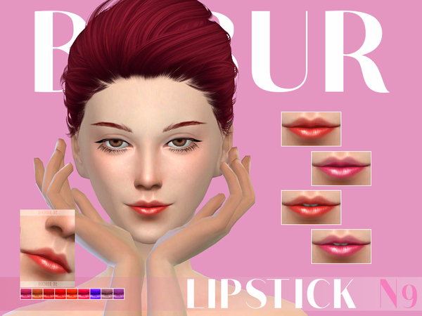  The Sims Resource: Lipstick N09 by Bobur3