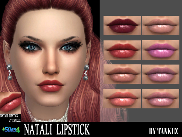  The Sims Resource: Natali Lipstick by Tankuz