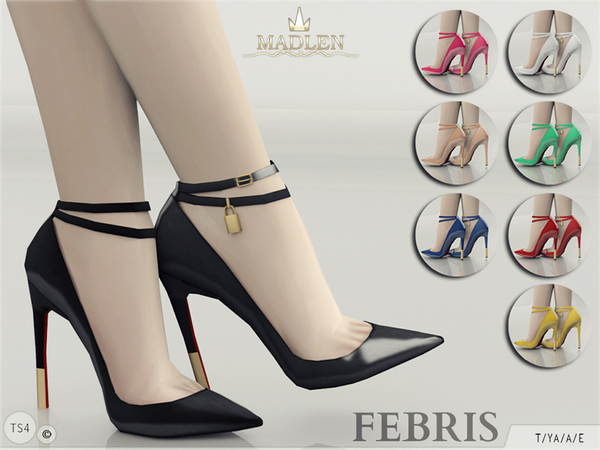  The Sims Resource: Madlen Febris Shoes by MJ95
