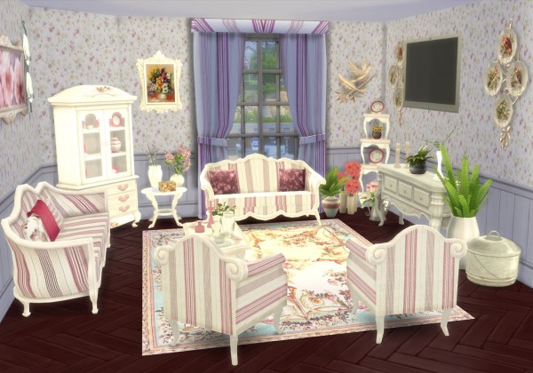  PQSims4: Shabby Style House
