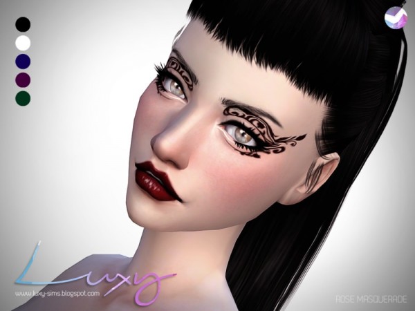  The Sims Resource: Rose Masquerade by LuxySims3