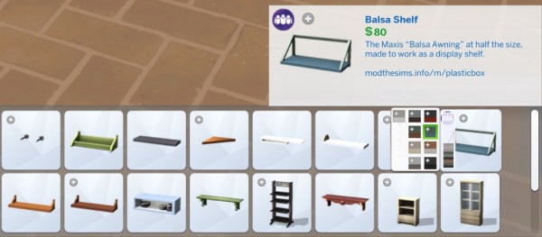  Mod The Sims: Balsa Shelf by plasticbox
