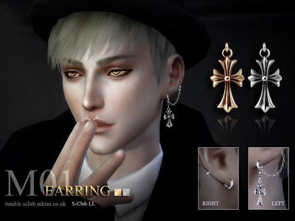  The Sims Resource: Earring 01 by S Club