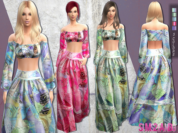  The Sims Resource: 134   Bohemian outfit by sims2fanbg