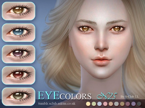  The Sims Resource: Eyecolor 25 by S Club