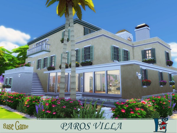  The Sims Resource: Paros Villa by Evi