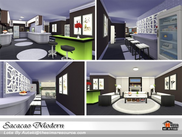  The Sims Resource: Sacacao Modern house by Autaki