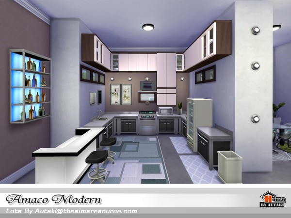  The Sims Resource: Amaco Modern house by Autaki