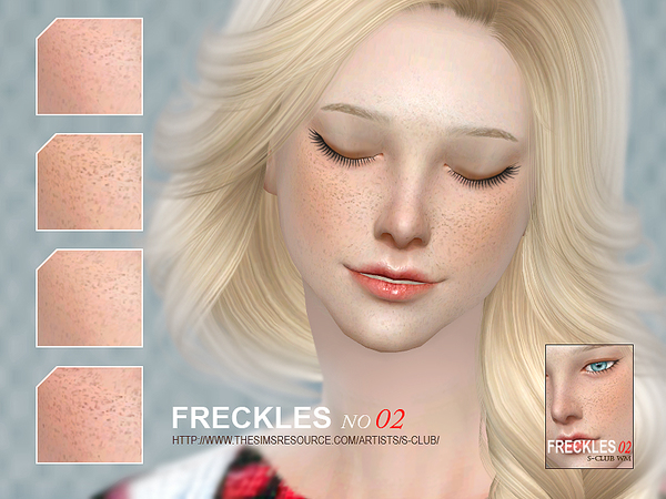 body freckles overlay sims 4