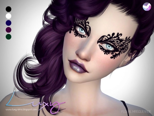  The Sims Resource: Floral Masquerade by LuxySims3