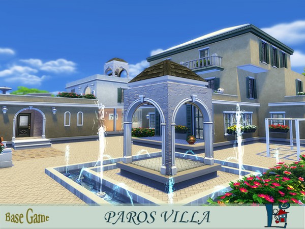  The Sims Resource: Paros Villa by Evi