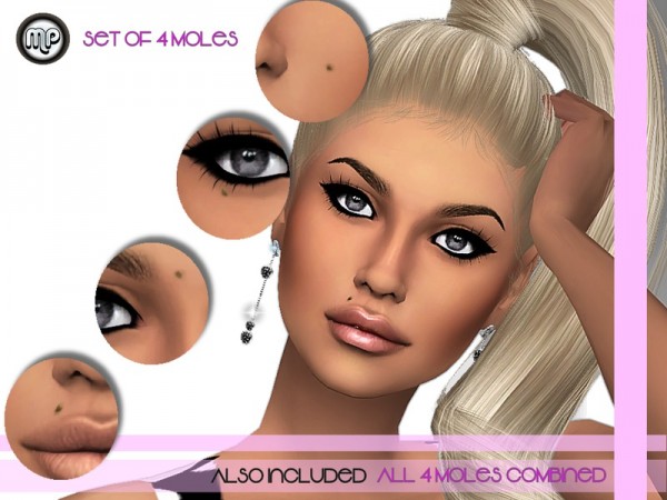  The Sims Resource: Set of 4 moles N2 by MartyP