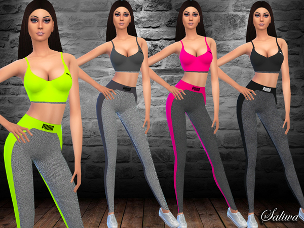  The Sims Resource: Fitness Outfit by Saliwa