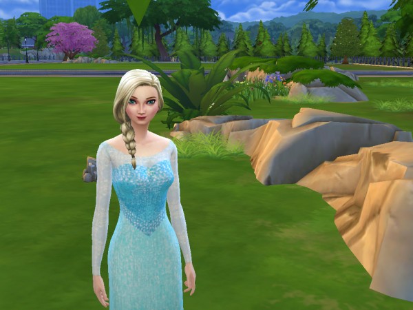  Mod The Sims: Elsa from Frozen by Niharika.Basu
