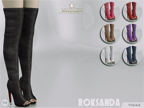  The Sims Resource: Madlen Roksanda Boots by MJ95