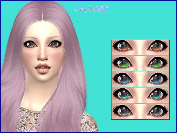  The Sims Resource: CandyDoll SuperCute Eyes Set by DivaDelic06