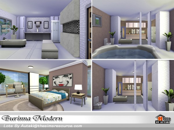  The Sims Resource: Burinna Modern house by Autaki