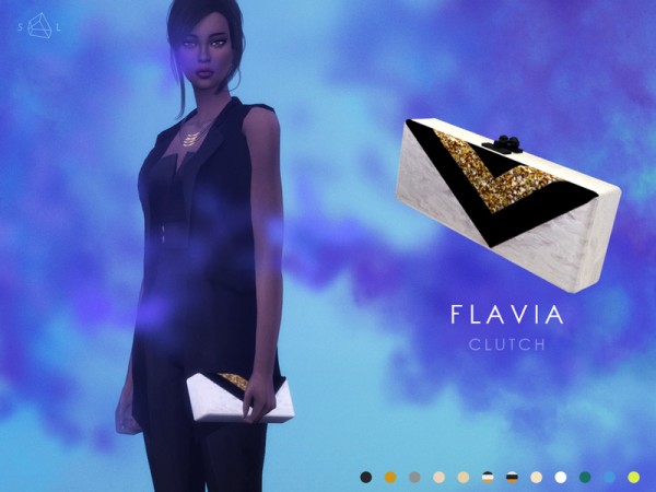  The Sims Resource: Flavia Clutch by Starlord