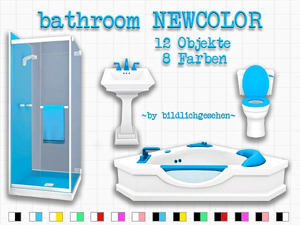  Akisima Sims Blog: Bathroom Newcolor