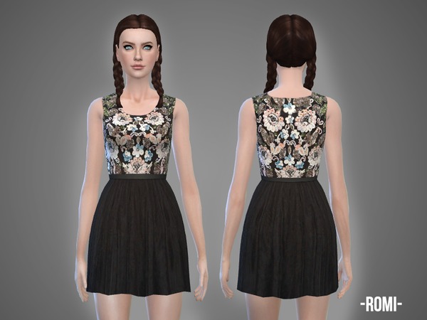  The Sims Resource: Romi   dress by April