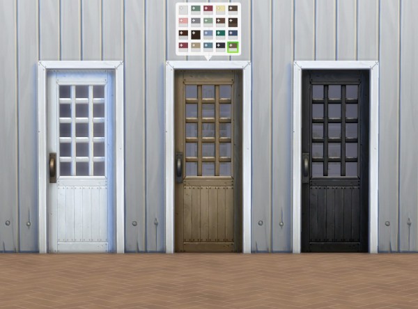  Mod The Sims: Mega Budget Doors by plasticbox