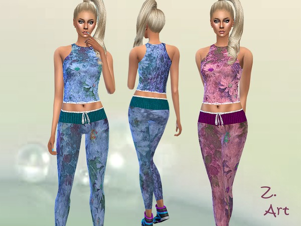  The Sims Resource: Airbrushed outfit by Zuckerschnute20