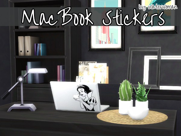  Akisima Sims Blog: MacBook Stickers