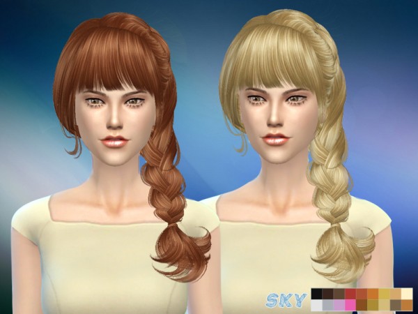  The Sims Resource: Skysims Hairstyle 057 Aliza