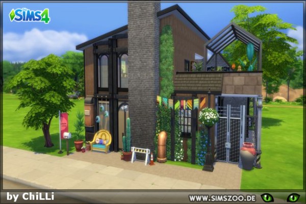  Blackys Sims 4 Zoo: Hippie loft by ChiLLi