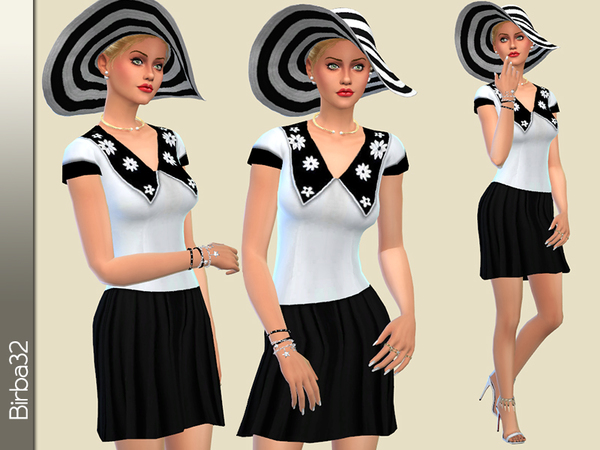  The Sims Resource: Betty dress by Birba32
