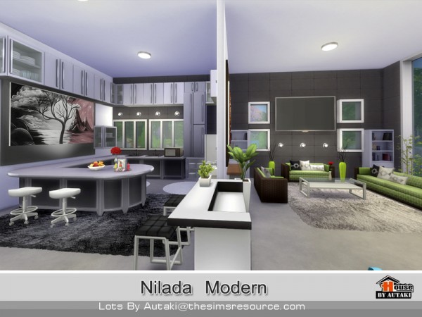  The Sims Resource: Nilada Modern house by Autaki