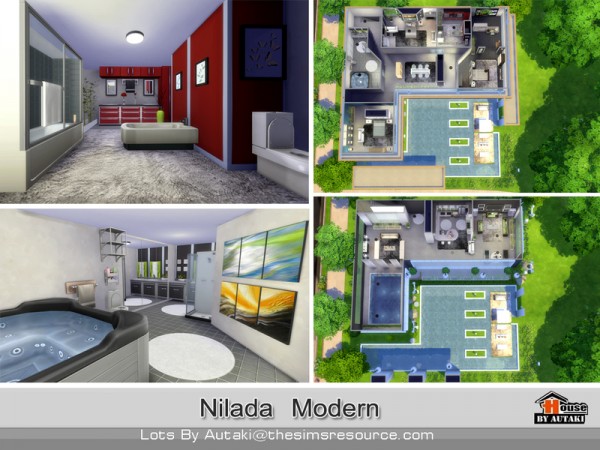  The Sims Resource: Nilada Modern house by Autaki