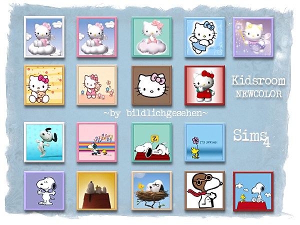  Akisima Sims Blog: Kidsroom Newcolor