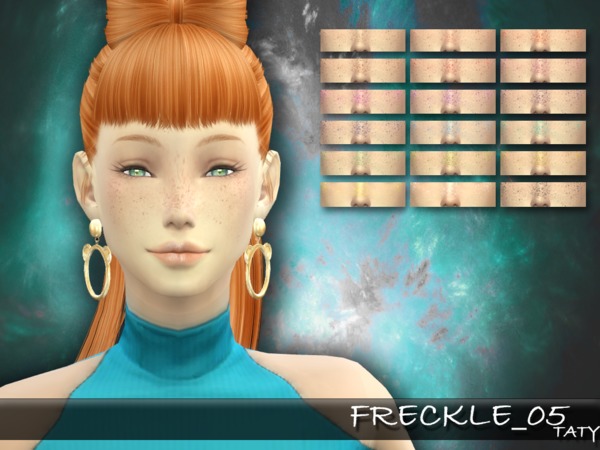 The Sims Resource: Freckle 05 by Taty