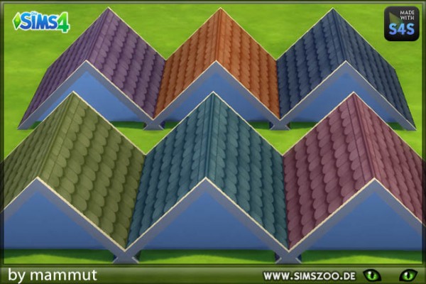  Blackys Sims 4 Zoo: Fairytale roof Pastel by mammut