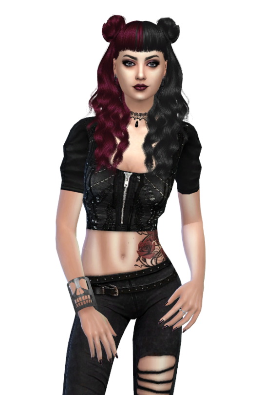  Hinarcia Sims 4: Rosie Wolfe sims model