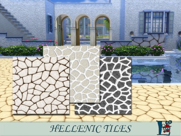  The Sims Resource: Hellenic tiles by evi