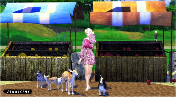  Jenni Sims: Decoration Vol. 13 Dogs, Deer, Owl, Rabbit, standApple, standOrange