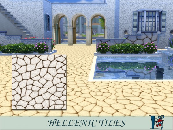  The Sims Resource: Hellenic tiles by evi