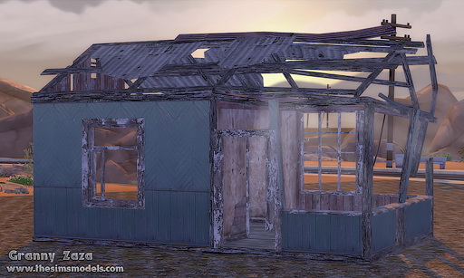  The Sims Models: Destroyed homes as a decor for by Granny Zaza