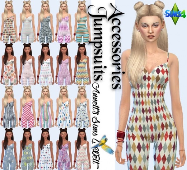 Annett`s Sims 4 Welt: Accessories Jumpsuits