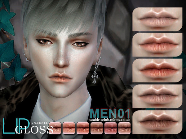  The Sims Resource: Lip Men01 by S Club