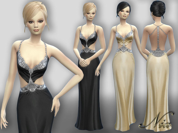  The Sims Resource: Evening Gown by Nia