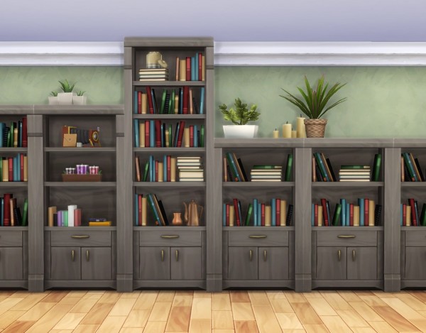  Mod The Sims: Muse Shelf Add Ons by plasticbox