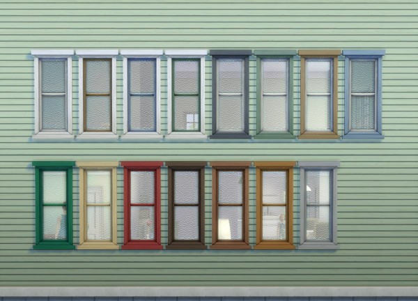  Mod The Sims: Rolled Glass Windows by plasticbox