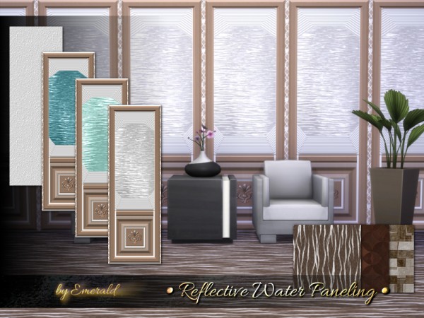  The Sims Resource: Reflective Water Paneling by emerald