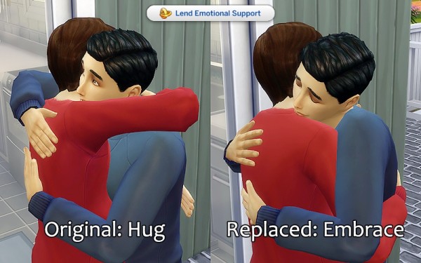  Mod The Sims: More Intimate Emotional Support by egureh
