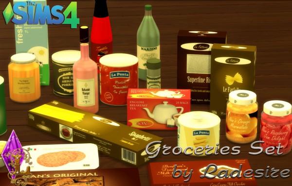  Ladesire Creative Corner: Groceries Set converted from TS3 to TS4