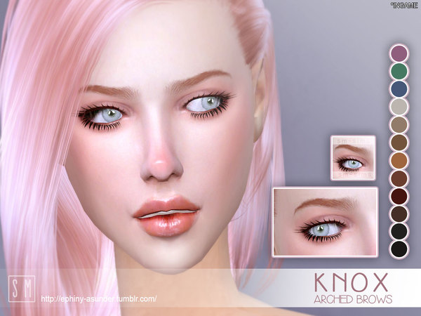  The Sims Resource: Knox   Eyebrows by Screaming Mustard