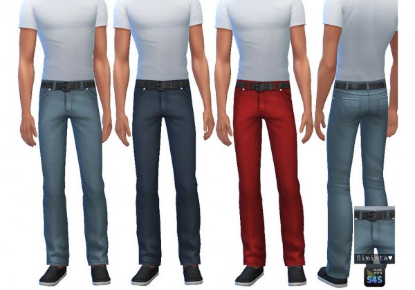  Simista: Back To Basics Ym Jeans Recolours